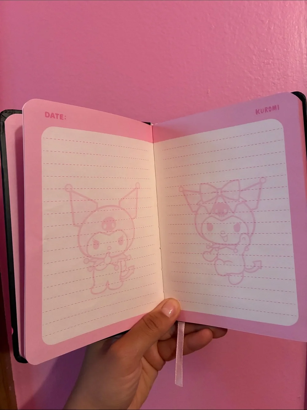 Hello Kitty black notebook